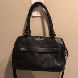 Kate spade leather black satchel